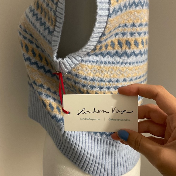 NEW London Kaye Sweater Vest - Picture 3 of 3